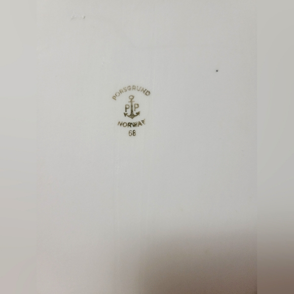 1968 Vintage Norwegian Porcelain Fish Form Trivet by Porsgrund - Picture 6 of 6